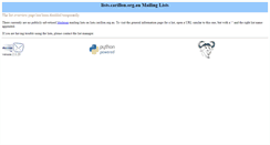 Desktop Screenshot of lists.carillon.org.au