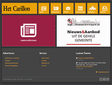 Tablet Screenshot of carillon.nl